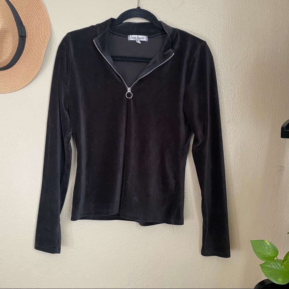 Velvet long sleeve